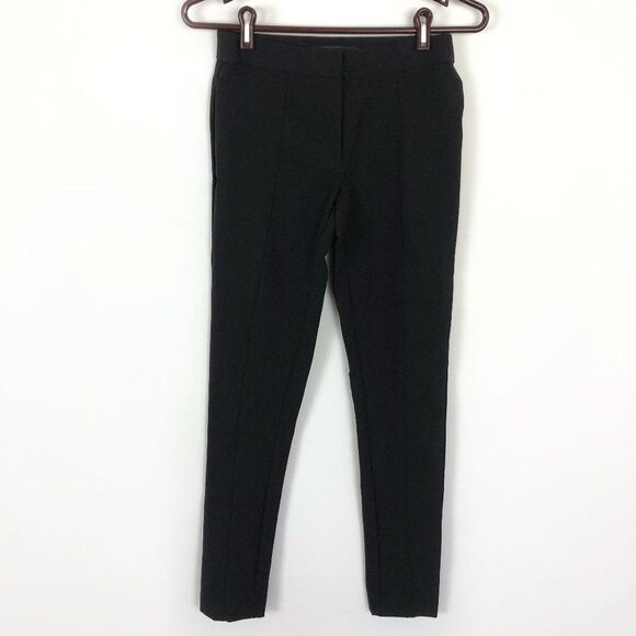 Amanda + Chelsea Black Forward Seam Slim Leg Pants - Picture 1 of 7